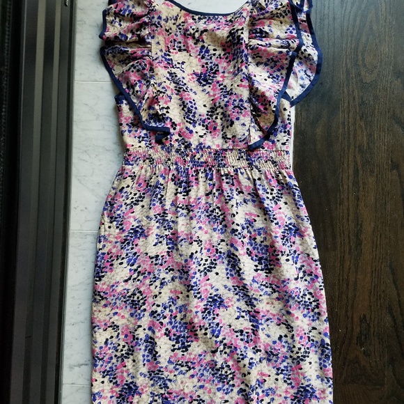 Yumi Kim Silk Mini Dress XS Flutter Sleeve 0 2 - Picture 12 of 13